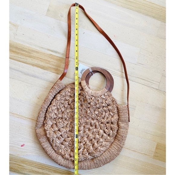 Muche et Muchette 100% raffia/straw shoulder bag - Picture 3 of 9